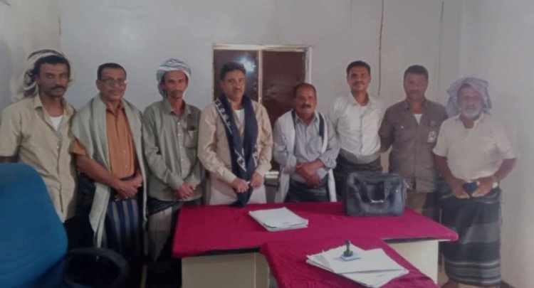 إجراء دور استلام وتسليم رسمي لمكتب الأشغال العامة والطرق بمديرية رضوم