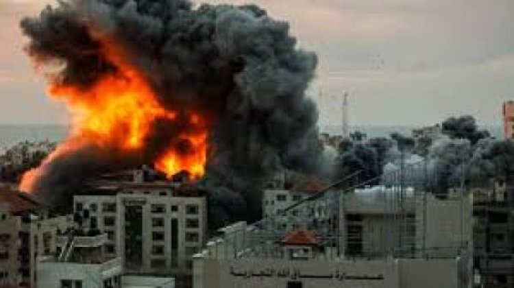 غارات إسرائيلية مكثفة على مخيم النصيرات