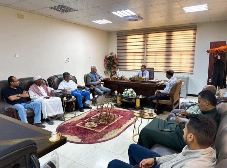 فريق الرقابة والتوجيه الرئاسي يزور جامعة العلوم والتكنولوجيا فرع حضرموت