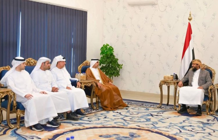 المحرّمي يستقبل السفير الإماراتي ويشيد بالدعم المقدم لبلادنا في مختلف المجالات