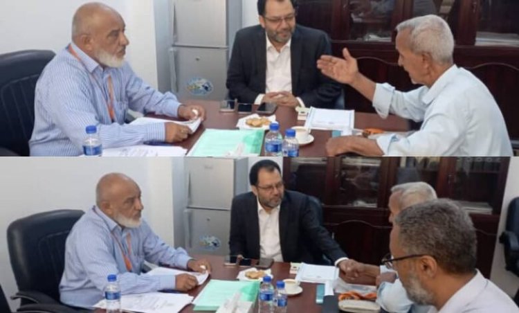 الكاف يلتقي قيادة الجمعية الوطنية للبحث العلمي ويبحث سُبل دعم مشاريع التنمية بعد كارثة السيول