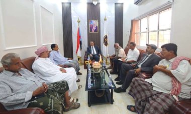 فريق التوجيه والرقابة الرئاسي يلتقي الهيئة العسكرية الجنوبية في المهرة