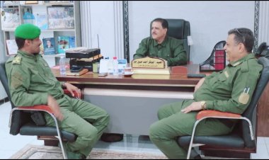 لقاء أمني مشترك بين نائب مدير أمن عدن والعميد جلال الربيعي لبحث تعزيز التنسيق الميداني