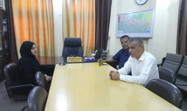 مدير عام غيل باوزير يستقبل مدير عام مكتب الثقافة بساحل حضرموت