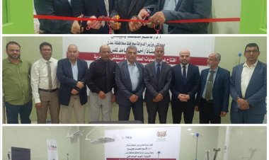 نائب محافظ عدن يفتتح غرفة عمليات العظام بهيئة مستشفى الجمهورية بعدن