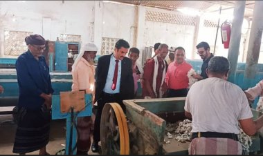 فريق التوجيه والرقابة الرئاسي يتفقد عدداً من المرافق الحكومية في أبين