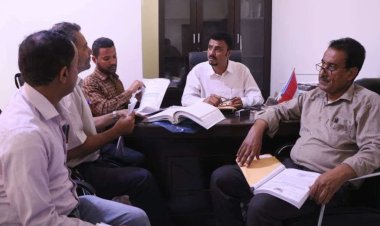 فريق التوجيه والرقابة الرئاسي يطلع على عمل إدارة الشهداء والجرحى بتنفيذية انتقالي الضالع