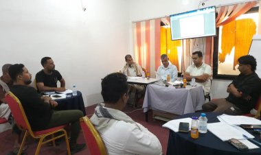 المدير العام لغيل باوزير يحضر اختتام ورشة المرحلة الأخيرة من مشروع الحاجز المائي بوادي جد