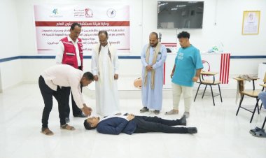 تدريب إعلاميي وادي حضرموت على مهارات الإسعافات الأولية بالميدان