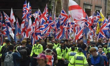 تظاهرات احتجاجية في لندن تشهد صدامات قوية مع الشرطة