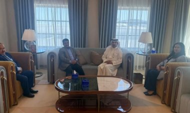 وزير النفط والمعادن يصل البحرين لرئاسة وفد بلادنا في مؤتمر الشرق الأوسط للنفط والغاز والعلوم الجيولوجية