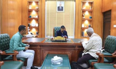 المحافظ بن ماضي يطلع على نشاط مكتب وكالة الأنباء اليمنية سبأ فرع ساحل حضرموت