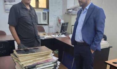 رئيس هيئة الأراضي يتفقد فرع عدن ويوجه بحماية المخططات العمرانية