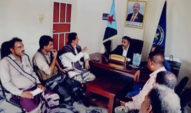 رئيس تنفيذية انتقالي أبين يلتقي مدير شرطة زنجبار ويبحث التحديات الأمنية بالمديرية