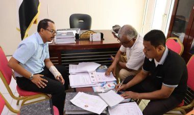 فريق التوجيه والرقابة الرئاسية يطلع على أداء الإدارة القانونية والإرشاد بانتقالي حضرموت