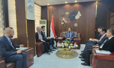 وزير الصناعة والتجارة يبحث مع وفد الاتحاد الأوروبي تعزيز التعاون في المشاريع الاقتصادية والتنموية