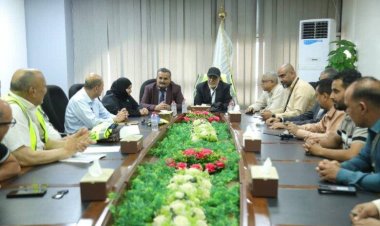 وفد أمني مصري يشيد بالجهود الامنية والفنية بمطار عدن الدولي