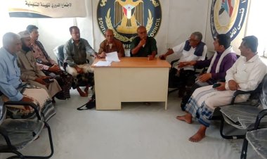 تنفيذية انتقالي رصد تستعرض تنائج زيارة مكتبي الصحة والصناعة إلى المديرية