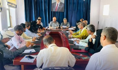 بحضور فريق الرقابة والتوجية الرئاسي..  تنفيذية انتقالي المنصورة تعقد اجتماعها الدوري لشهر سبتمبر