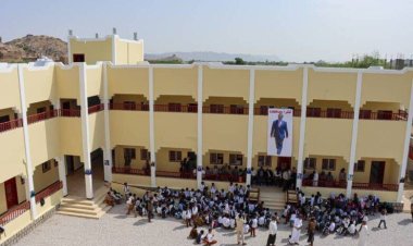 افتتاح مدرسة النقوب في نصاب بتمويل من الإمارات