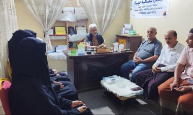 فريق التوجيه والرقابة الرئاسي يطلع على سير عمل مبادرة "ثقافة حياة" بالشحر