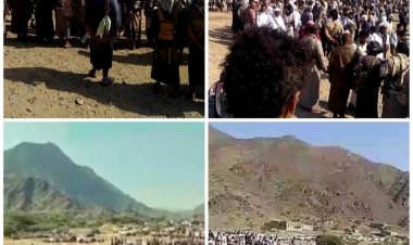 بحضور رسمي وشعبي.. تشييع جثمان الشيخ صالح المصعبي بشبوة .