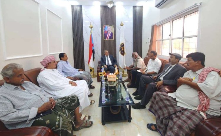 فريق التوجيه والرقابة الرئاسي يلتقي الهيئة العسكرية الجنوبية في المهرة