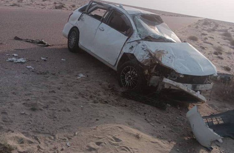 حادث مأساوي شرق أحور يودي بحياة زوجة قائد الكتيبة الثانية بالحزام الأمني وإصابة آخرين