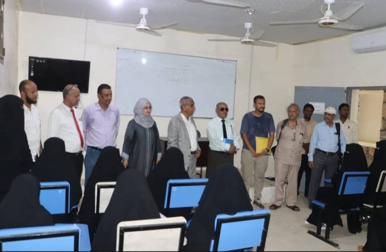 فريق التوجيه والرقابة الرئاسي يدشن العام الجامعي الجديد بجامعة أبين