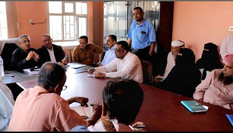 فريق التوجيه والرقابة الرئاسية يطلع على نشاط مكتب الزراعة والري في محافظة لحج