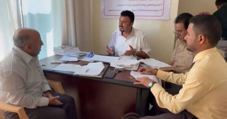 فريق التوجيه والرقابة الرئاسي يطلع على سير عمل عدد من إدارات تنفيذية انتقالي الضالع