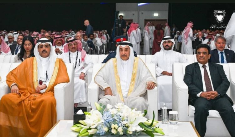 وزير النفط والمعادن يشارك في افتتاح معرض ومؤتمر الشرق الأوسط للنفط والغاز والعلوم الجيولوجية بالمنامة