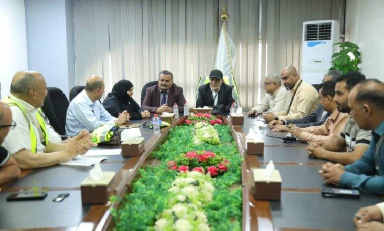 وفد أمني مصري يشيد بالجهود الامنية والفنية بمطار عدن الدولي