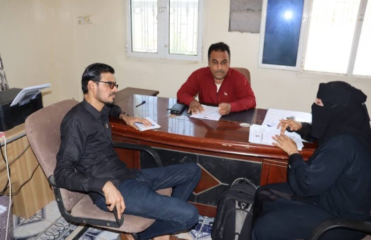 فريق التوجيه والرقابة الرئاسي يطلع على عمل عدد من الإدارات بانتقالي أبين