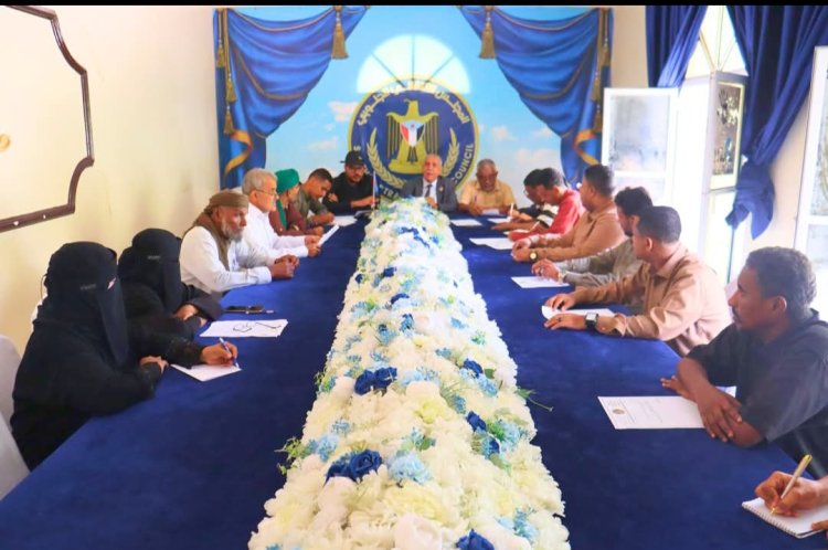 تنفيذية انتقالي حضرموت تثمن جهود وتحركات الرئيس الزُبيدي داخليا وخارجيا