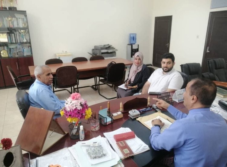 وفد من منظمة الفاو يزور كلية التربية – جامعة عدن