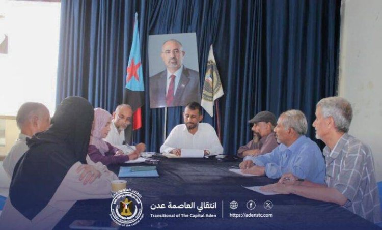 تنفيذية انتقالي المعلا تناقش تعزيز الأداء التنظيمي للهيئة بالمديرية