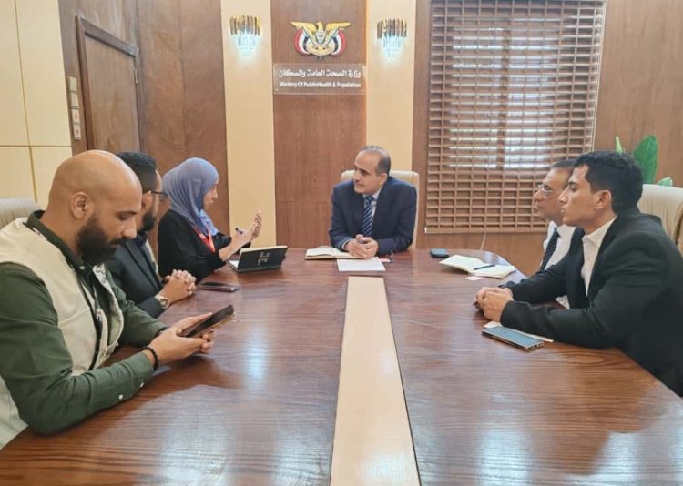 وزير الصحة يبحث مع منظمة العمل من أجل الإنسانية الدولية تعزيز التعاون المشترك