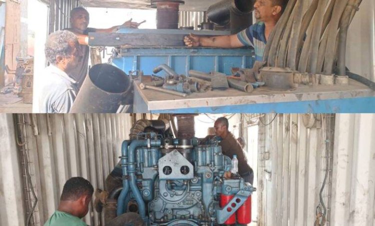 أهالي أحور يشيدون بجهود الشعبي والوليدي في إصلاح مولد كهرباء المدينة