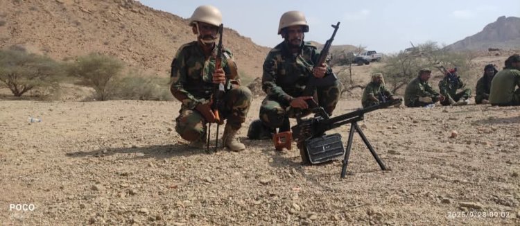 الكتيبة الخاصة بالمنطقة العسكرية الثانية تنهي مشروع الرماية بالذخيرة الحية للأسلحة الخفيفة والمتوسطة في المكلا