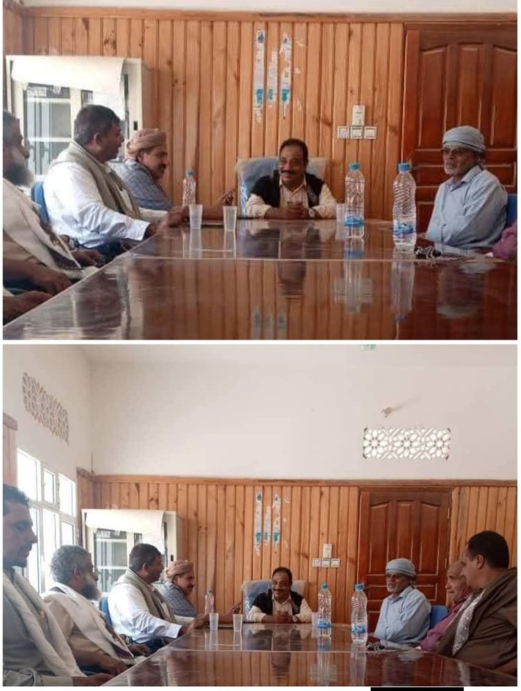 المكتب التنفيذي بمديرية جردان يعقد اجتماعه الدوري التاسع ويناقش عددا من القضايا