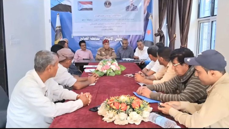رئيس تنفيذية انتقالي الضالع يعقد لقاءً مع ممثلي منظمات المجتمع المدني بالمحافظة