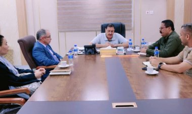 مدير أمن العاصمة عدن يبحث مع مدير مكتب الأمم المتحدة في الشرق الأوسط وشمال أفريقيا سير عمل المنظمات الدولية والإنسانية.