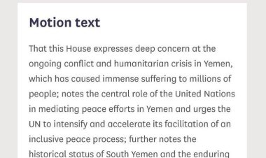 البرلمان البريطاني يصدر مذكرة رسمية لدعم تطلعات شعب الجنوب وحقه في تقرير المصير سبتمبر