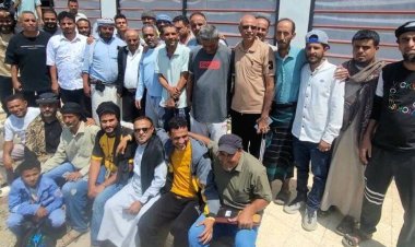 مأمور الحصين بالضالع يستقبل قدامى التلال بقيادة نجوم الزمن الجميل