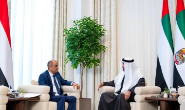 الرئيس الإماراتي يستقبل في قصر الشاطئ رئيس مجلس الوزراء