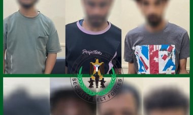 الإدارة العامة لمكافحة المخدرات بقوات الحزام الأمني تضبط 11 متهماً في 8 قضايا بعدن