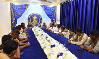 فريق التوجيه والرقابة الرئاسي يلتقي اتحاد شباب الجنوب بحضرموت