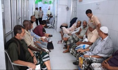 تدشين مخيم طبي مجاني لأمراض القلب والضغط والسكري في خور مكسر - عدن