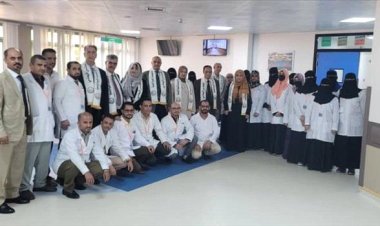 اختتام امتحانات البورد العربي في مساق طب الأطفال بعدن